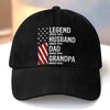 Custom Hat, All Over Print Classic Cap - Personalized Father's Day Birthday Gifts For Dad, Grandpa - Dad And Grandpa Our Heroes
