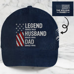 Custom Hat, All Over Print Classic Cap - Personalized Father's Day Birthday Gifts For Dad, Grandpa - Dad And Grandpa Our Heroes