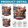 Custom Wood Sign - Personalized America 250th Anniversary Gifts For Mom, Dad, Brother, Sister, Kids - God Bless America