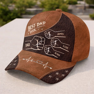 Custom Hat, All Over Print Classic Cap - Personalized Father's Day Birthday Gifts For Dad, Grandpa - Dad Mode Always On