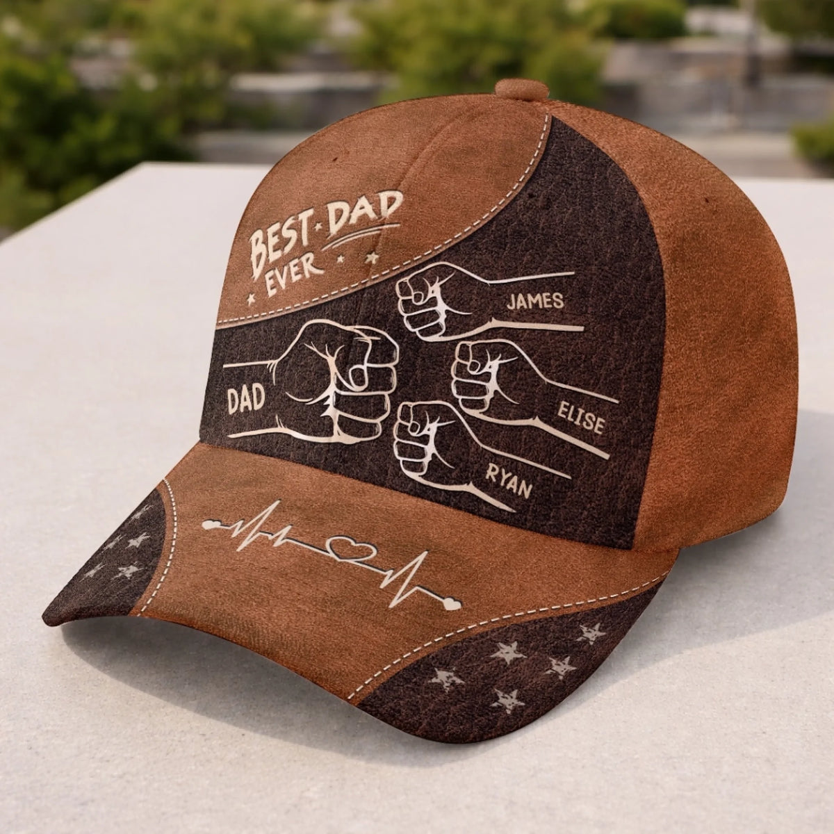 Custom Hat, All Over Print Classic Cap - Personalized Father's Day Birthday Gifts For Dad, Grandpa - Dad Mode Always On