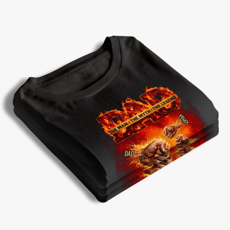 Custom Unisex T-shirt, Premium T-shirt, Hoodie - Personalized Father's Day Birthday Gifts For Dad, Grandpa - Proud Dad Club