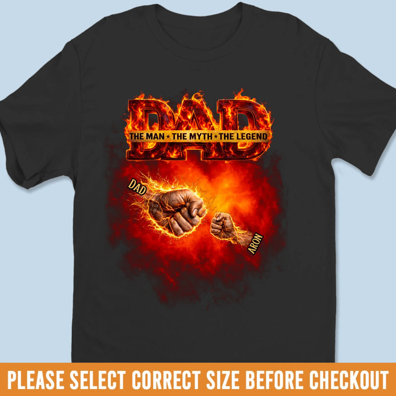 Custom Unisex T-shirt, Premium T-shirt, Hoodie - Personalized Father's Day Birthday Gifts For Dad, Grandpa - Proud Dad Club