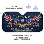 Custom Auto Windshield Sunshade, Car Window Protector - Personalized America 250th Anniversary Gifts For Women, Men - Proud To Be American