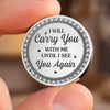 Custom Photo Pocket Hug - Personalized Memorial Sympathy Gifts For Loss Of Mom, Dad - Heaven Holds You