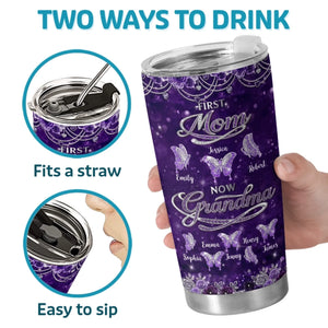 Custom Tumbler - Personalized Mother's Day Birthday Gifts For Mom, Grandma - The Heart Of Every Generation