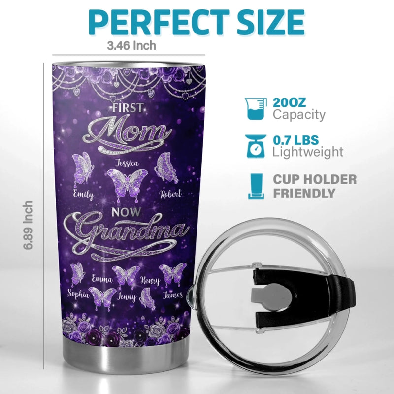 Custom Tumbler - Personalized Mother's Day Birthday Gifts For Mom, Grandma - The Heart Of Every Generation