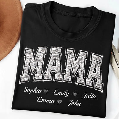 Custom Unisex T-shirt, Premium T-shirt, Hoodie - Personalized Mother's Day Birthday Gifts For Mom, Grandma - Mama In Her Sparkle Era