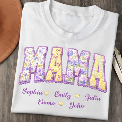 Custom Unisex T-shirt, Premium T-shirt, Hoodie - Personalized Mother's Day Birthday Gifts For Mom, Grandma - Mama Wrapped In Charm