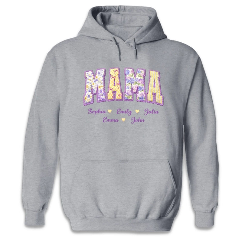 Custom Unisex T-shirt, Premium T-shirt, Hoodie - Personalized Mother's Day Birthday Gifts For Mom, Grandma - Mama Wrapped In Charm