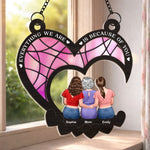 Custom Window Hanging Suncatcher Ornament - Personalized Mother's Day Birthday Gifts For Mom, Daughter, Son - The Heart Of Our Story