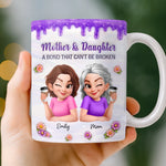 Custom 3D Inflated Effect Printed Mug - Personalized Mother's Day Birthday Gifts For Mom, Daughter - Mom And Daughter Forever