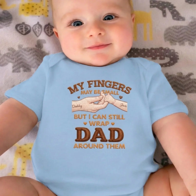 Custom Baby Onesie - Personalized Baby Shower, Gender Reveal Gifts For New Moms, New Dads, New Parents - Tiny But Mighty