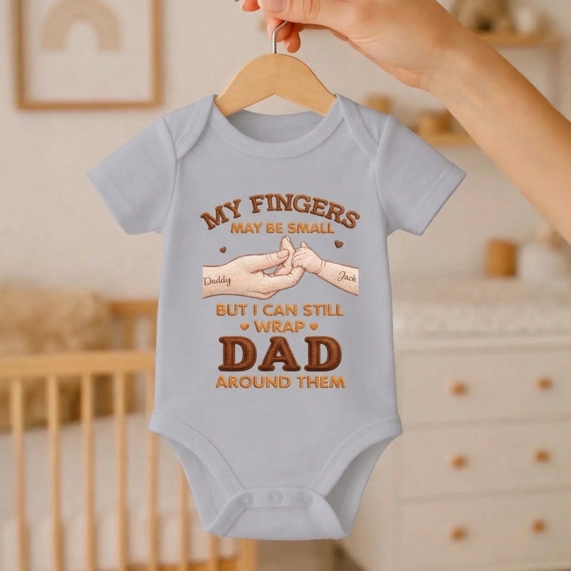 Custom Baby Onesie - Personalized Baby Shower, Gender Reveal Gifts For New Moms, New Dads, New Parents - Tiny But Mighty