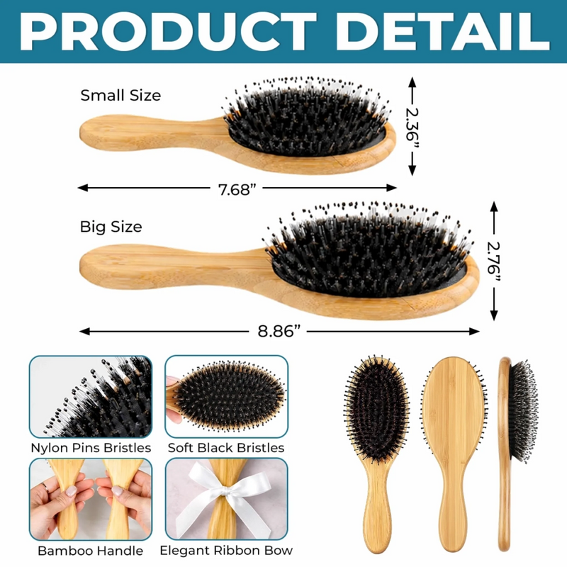 Custom Hair Brush - Personalized Graduation Birthday Gifts For Her, Friends, Sisters, Daughters, Mother- The Future Starts Today