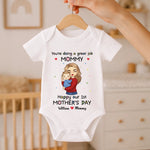 Custom Name Mother's Day Gifts for Mom - Personalized Baby Onesies