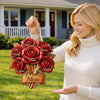 Custom Wood Sign - Personalized Mother's Day Birthday Gifts For Mom, Grandma - Each Flower Holds A Child’s Love
