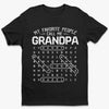 Custom Word Search Puzzle Unisex T-shirt, Premium T-shirt, Hoodie - Personalized Father's Day Birthday Gifts For Dad, Grandpa - Forever Grateful For Dad