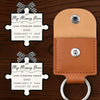 Custom Wooden Pocket Hug - Personalized Memorial Sympathy Gifts For Loss Of Mom, Dad - Forever Loved Never Forgotten