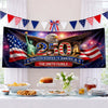 Custom Polyester Outdoor Banner - Personalized America 250th Anniversary Gifts For Mom, Dad, Brother, Sister, Kids - Freedom Starts At Home
