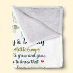 Custom Blanket - Personalized Baby Shower, Gender Reveal Gifts For New Moms, New Dads, New Parents - New Life, New Love, New Journey