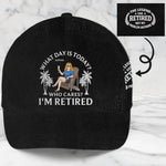Custom Hat, All Over Print Classic Cap - Personalized Retirement Gifts For Women, Men - Time To Enjoy Life Fully