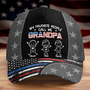Custom Hat, All Over Print Classic Cap - Personalized Father's Day Birthday Gifts For Dad, Grandpa - Cool Dad Club