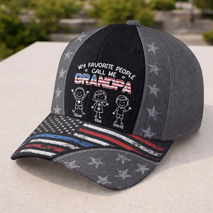 Custom Hat, All Over Print Classic Cap - Personalized Father's Day Birthday Gifts For Dad, Grandpa - Cool Dad Club