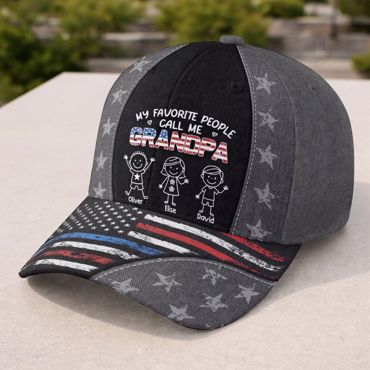 Custom Hat, All Over Print Classic Cap - Personalized Father's Day Birthday Gifts For Dad, Grandpa - Cool Dad Club