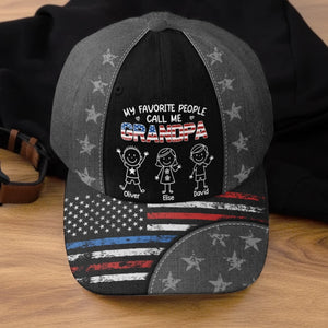 Custom Hat, All Over Print Classic Cap - Personalized Father's Day Birthday Gifts For Dad, Grandpa - Cool Dad Club