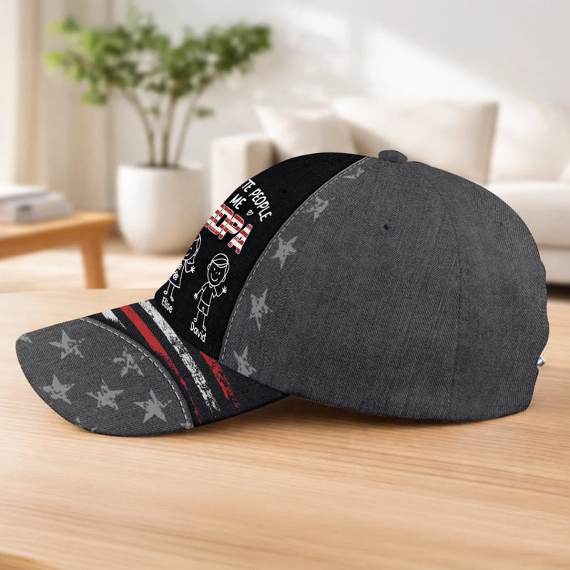 Custom Hat, All Over Print Classic Cap - Personalized Father's Day Birthday Gifts For Dad, Grandpa - Cool Dad Club