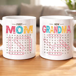 Custom Word Search Puzzle Mug - Personalized Mother's Day Birthday Gifts For Mom, Grandma - Love Found A New Title
