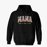 Custom Faux Embroidery Unisex T-shirt, Premium T-shirt, Hoodie - Personalized Mother's Day Birthday Gifts For Mom, Grandma - Stars, Stripes And Mama Love