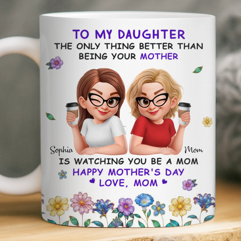 Custom Mug - Personalized Mother's Day Birthday Gifts For Mom, Daughter - You Make Life Beautiful