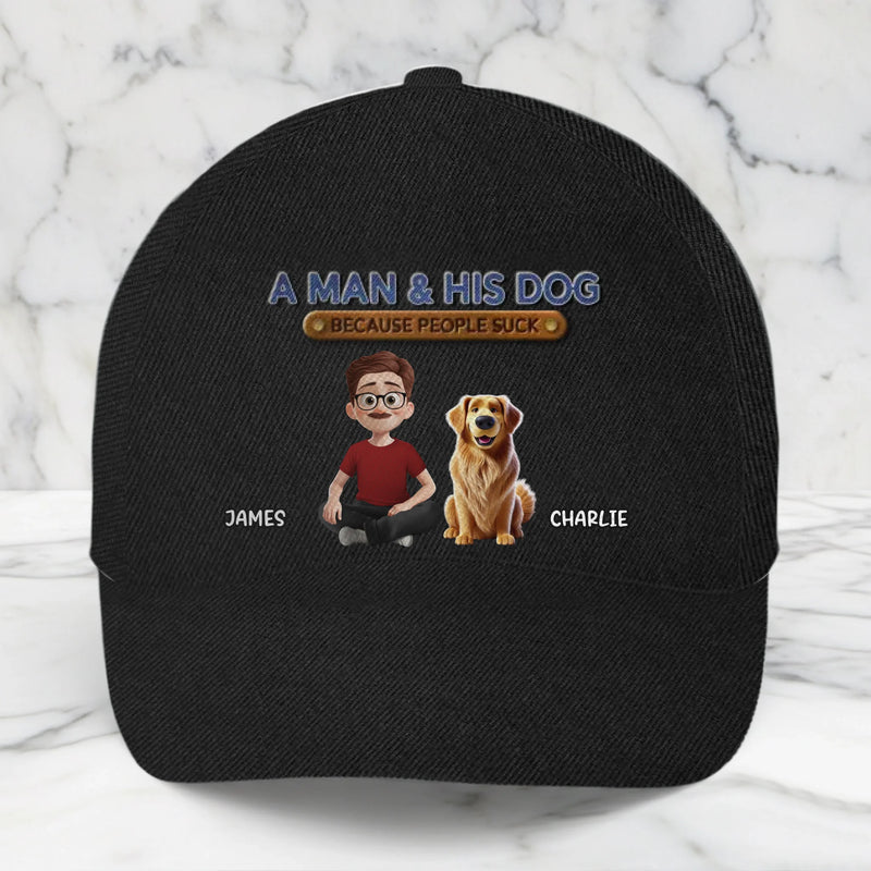 Custom Hat, All Over Print Classic Cap - Personalized Birthday Gifts For Dog Lovers, Dog Dad And Mom - The Pack’s Favorite Human