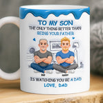 Custom 3D Inflated Effect Printed Mug - Personalized Birthday Gifts For Son - My Son My Pride