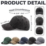 Custom Vintage Washed Denim Baseball Cap - Personalized Birthday Gifts For Cat Lovers, Cat Mom And Dad - My Cat Is My Boss