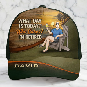 Custom Hat, All Over Print Classic Cap - Personalized Retirement Gifts For Women, Men - Enjoy Every Moment Now
