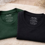 Custom Inside Neck Print T-Shirt - Personalized Father's Day Birthday Gifts For Dad, Daughter - You Are My First Hero