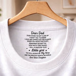 Custom Inside Neck Print T-Shirt - Personalized Father's Day Birthday Gifts For Dad, Son, Daughter - Family Is The Greatest Gift
