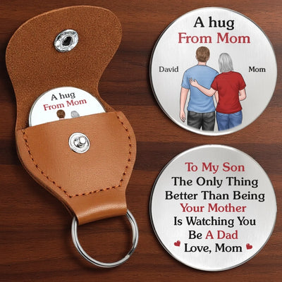 Custom Pocket Hug - Personalized Birthday Gifts For Son - Son Makes Life Complete