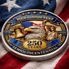 Custom Commemorative Keepsake Coin - Personalized America 250th Anniversary Gifts For Mom, Dad, Brother, Sister, Kids - A Legacy Of Freedom And Pride
