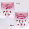 Custom Gradient Glass Mug - Personalized Birthday Gifts For Mom, Grandma - Mom Forever, Grandma With Pride