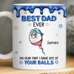 Custom 3D Inflated Effect Printed Mug - Personalized Funny Father's Day Birthday Gifts For Dad - Your Love Has Shaped Me