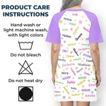 Custom Women's Sleep Tee - Personalized Mother's Day Birthday Gifts For Mom, Grandma - Best Nana Ever, Always