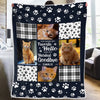 Custom Photo You Were My Hardest Goodbye - Memorial Personalized Custom Blanket - Sympathy Gift For Pet Owners, Pet Lovers