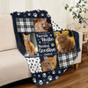 Custom Photo You Were My Hardest Goodbye - Memorial Personalized Custom Blanket - Sympathy Gift For Pet Owners, Pet Lovers