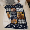 Custom Photo You Were My Hardest Goodbye - Memorial Personalized Custom Blanket - Sympathy Gift For Pet Owners, Pet Lovers