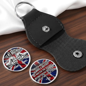 Custom Pocket Hug - Personalized Birthday Gifts For Brother - Unbreakable Brothers No Matter The Issue
