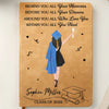 Custom Leather Writing Journal - Personalized Graduation Gifts For Him, Her - The Future Is Written By You